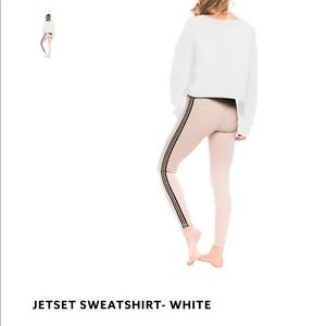 Jetset sweater white size small